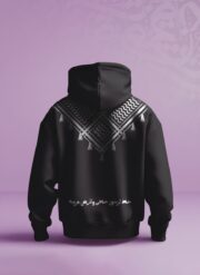 هودي أسود (Oversized) - "شط الزيتون"