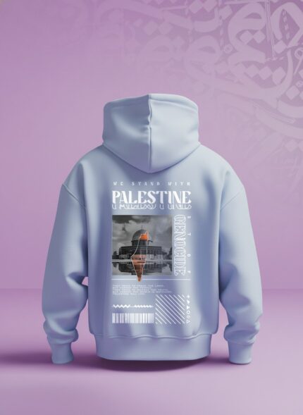 هودي بيبي بلو (Oversized) - "We Stand With Palestine"